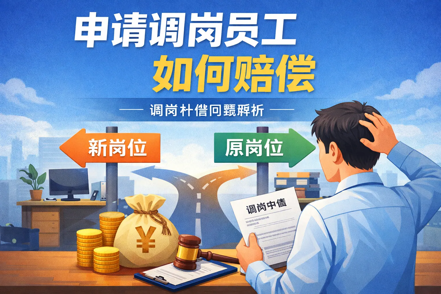 申请调岗员工如何赔偿