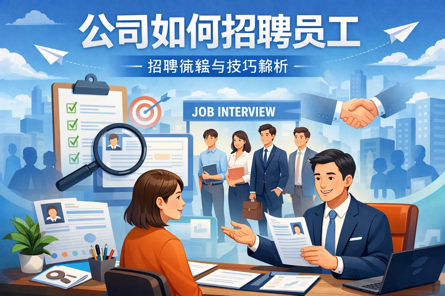 公司如何招聘员工