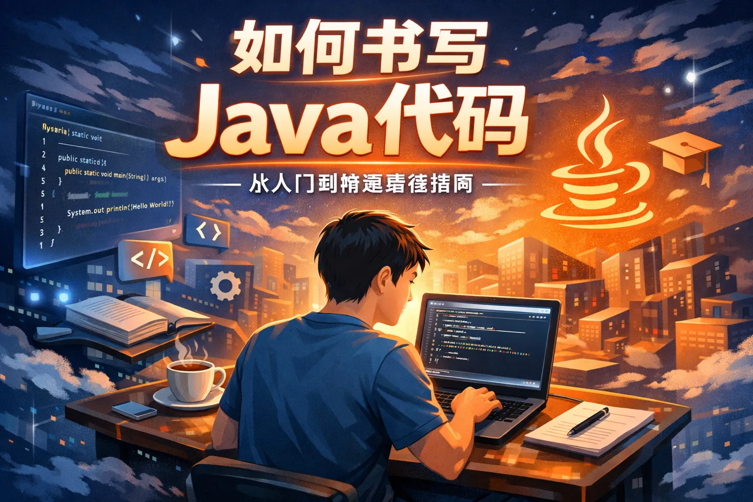 如何书写java代码