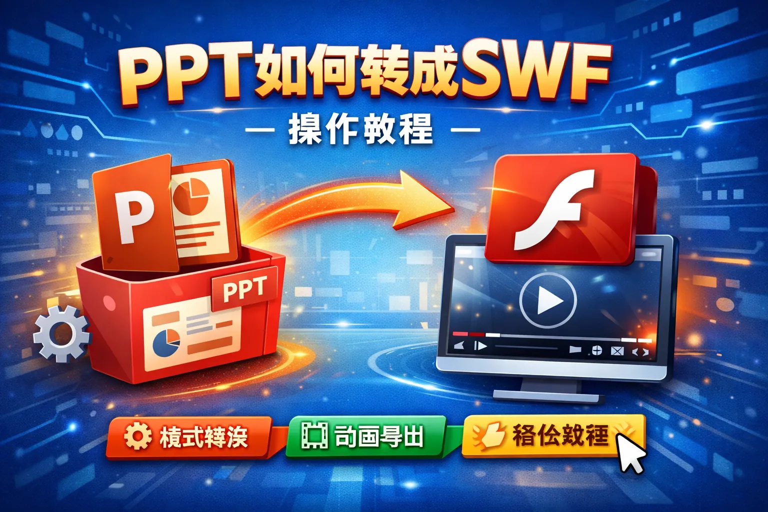 ppt如何转成swf