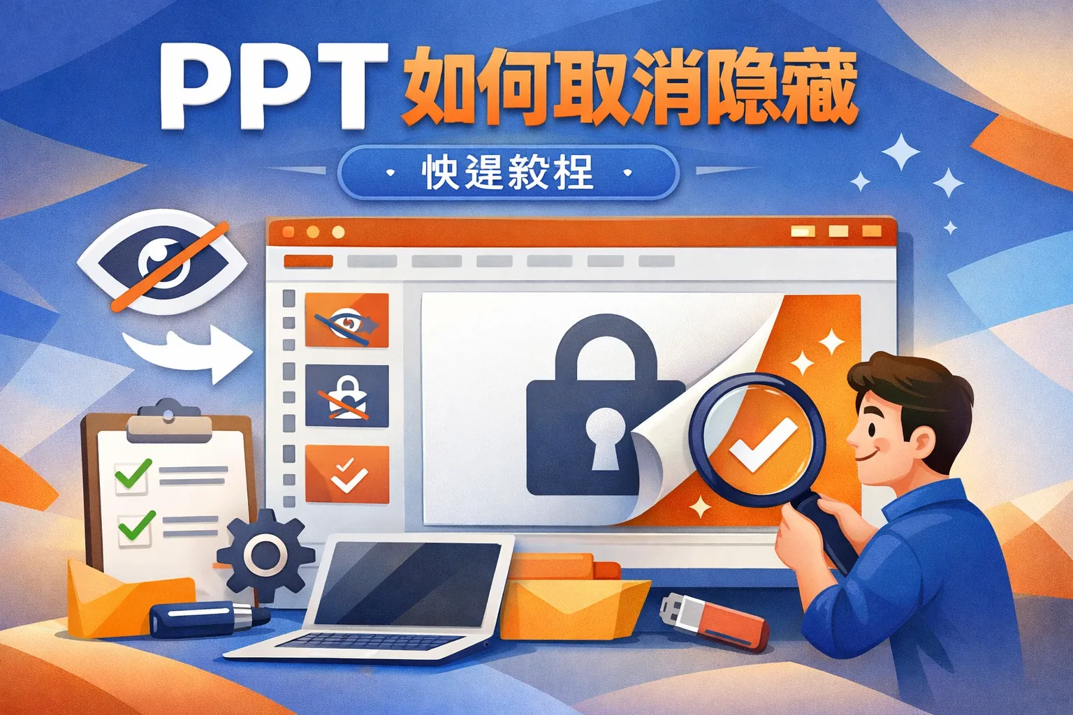 ppt 如何取消隐藏