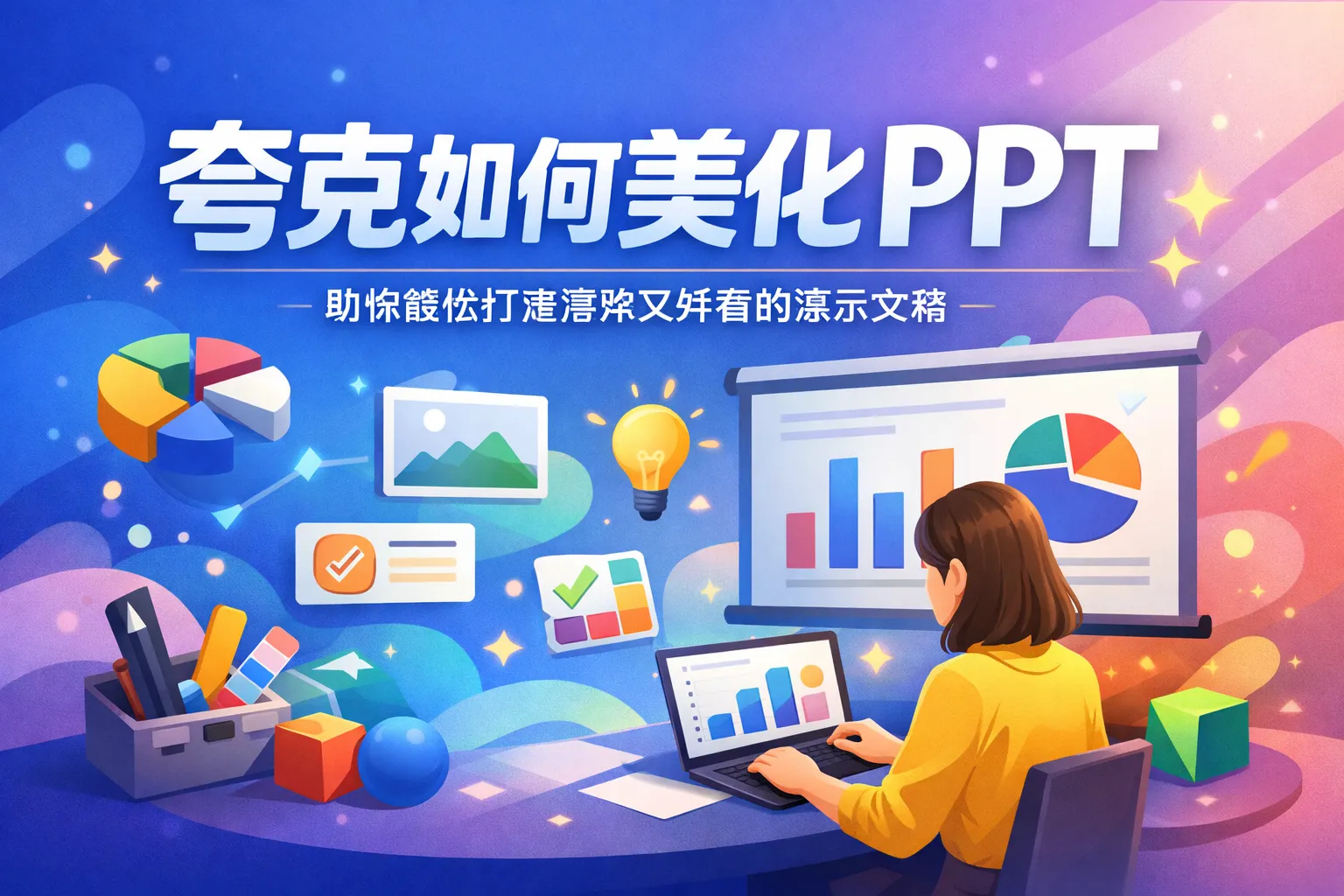 夸克如何美化ppt