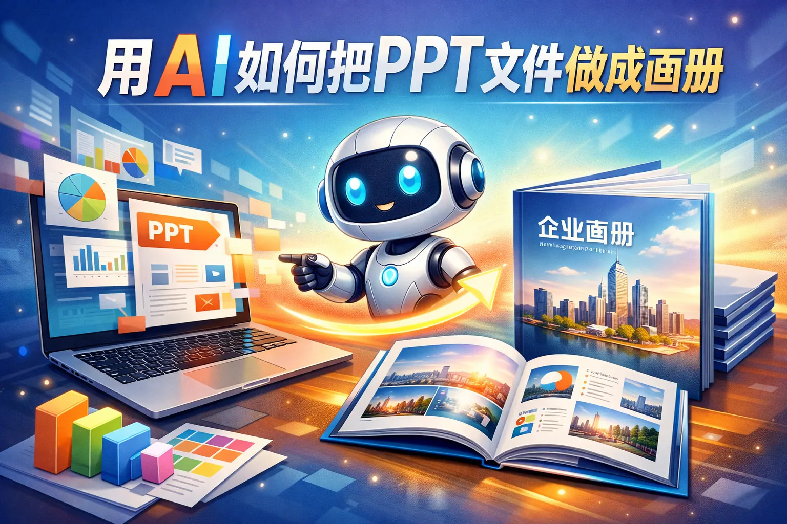 用ai如何把ppt文件做成画册