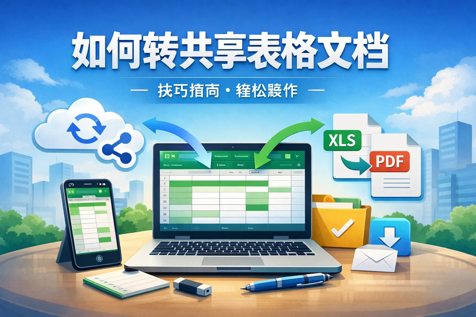 如何转共享表格文档