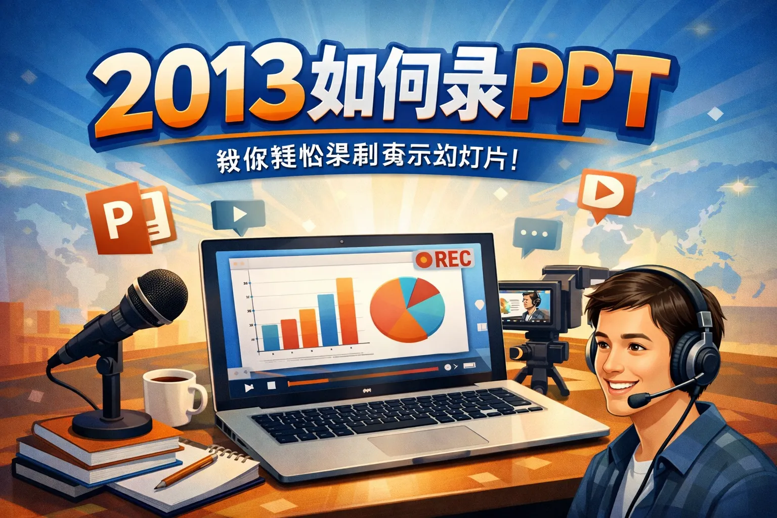2013如何录ppt