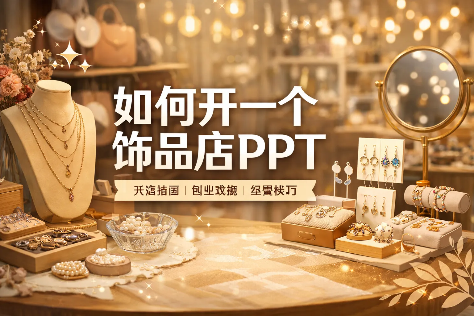 如何开一个饰品店ppt