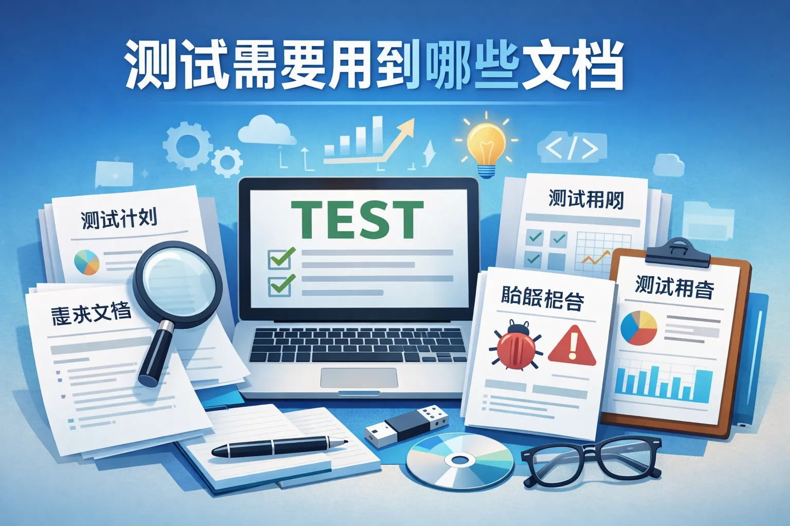 测试需要用到哪些文档