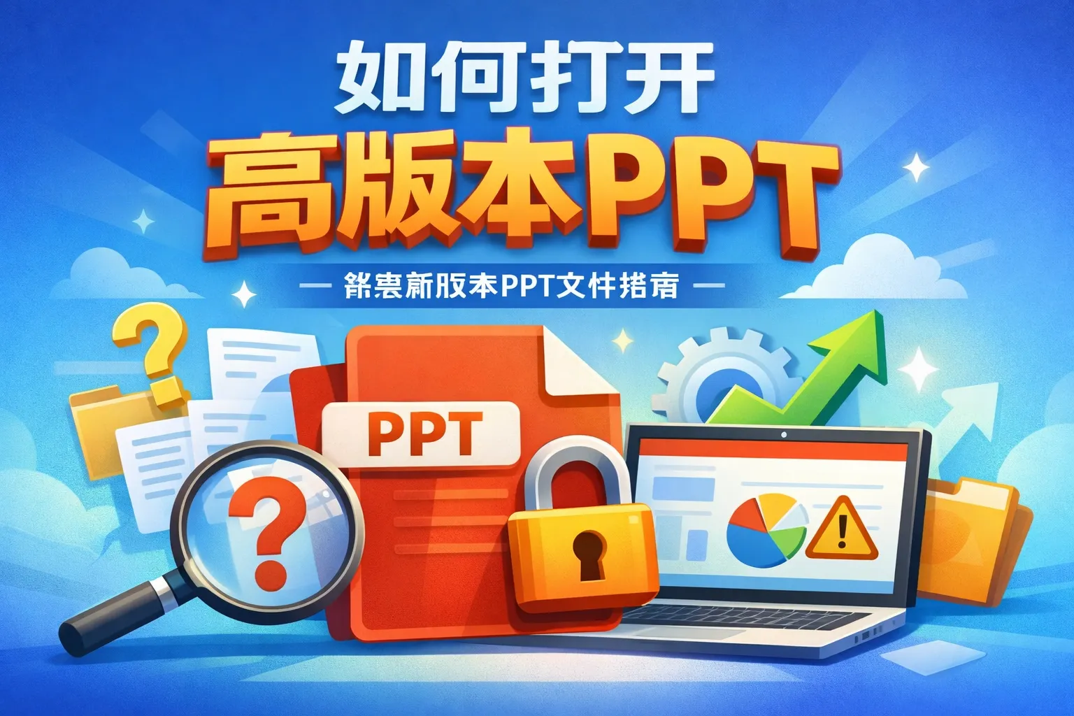 如何打开高版本ppt