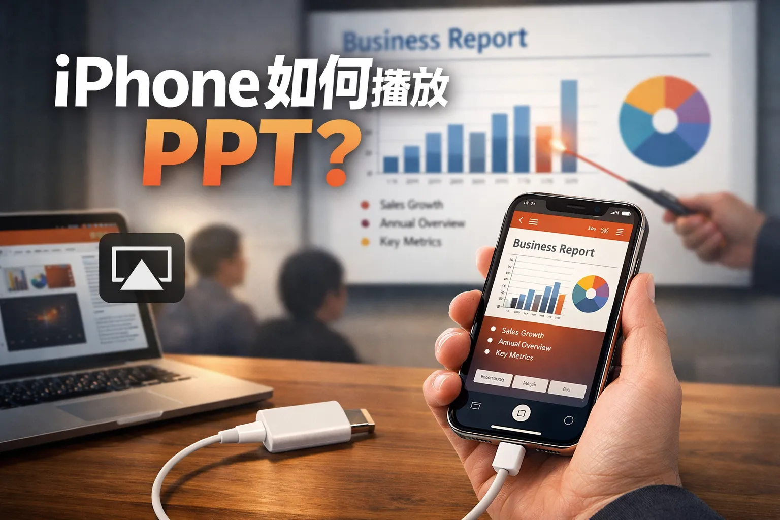 iphone如何播放ppt