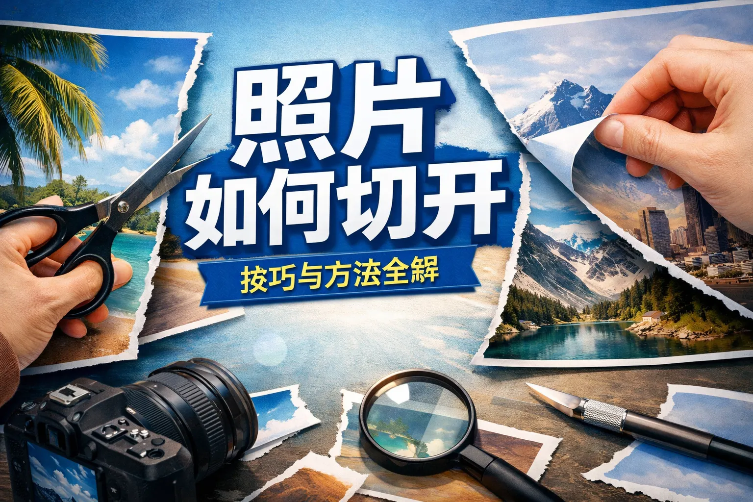 ppt照片如何切开