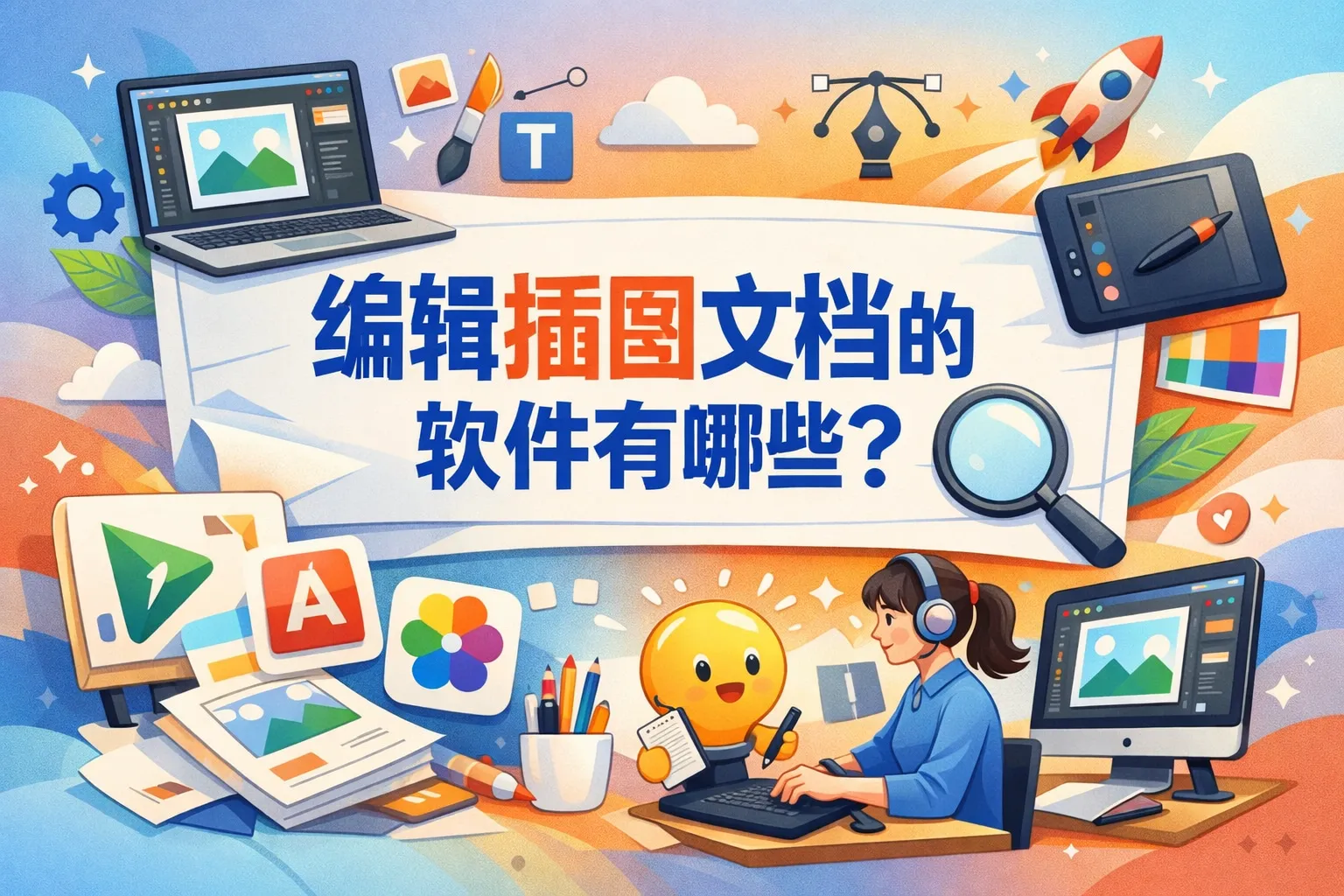 编辑插图文档的软件有哪些