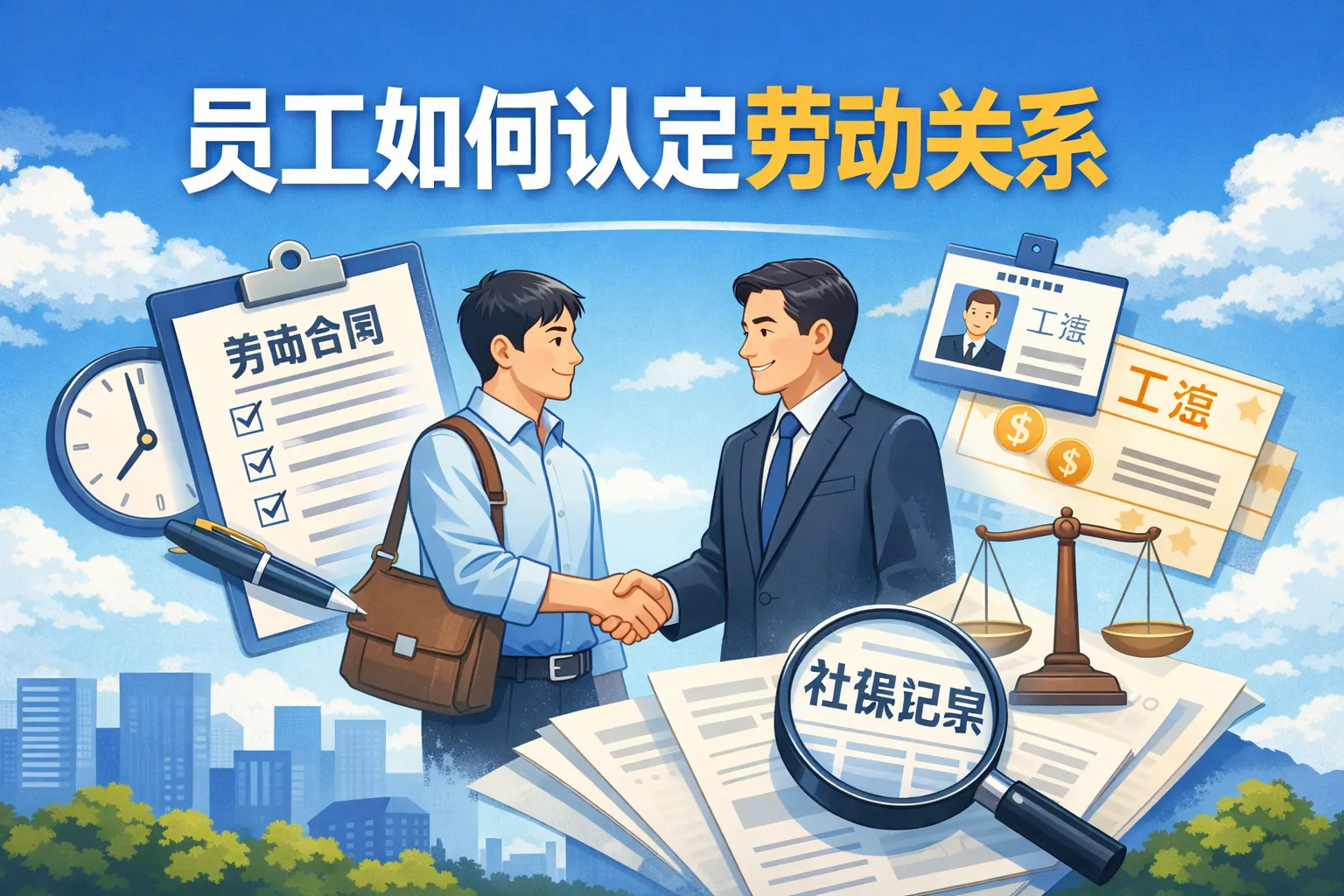 员工如何认定劳动关系