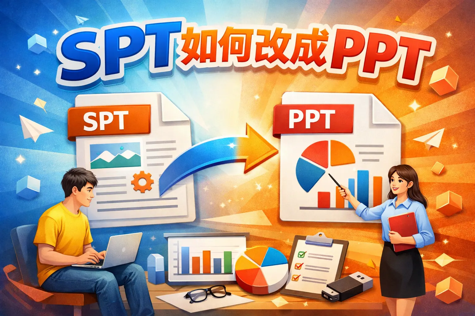 spt如何改成ppt