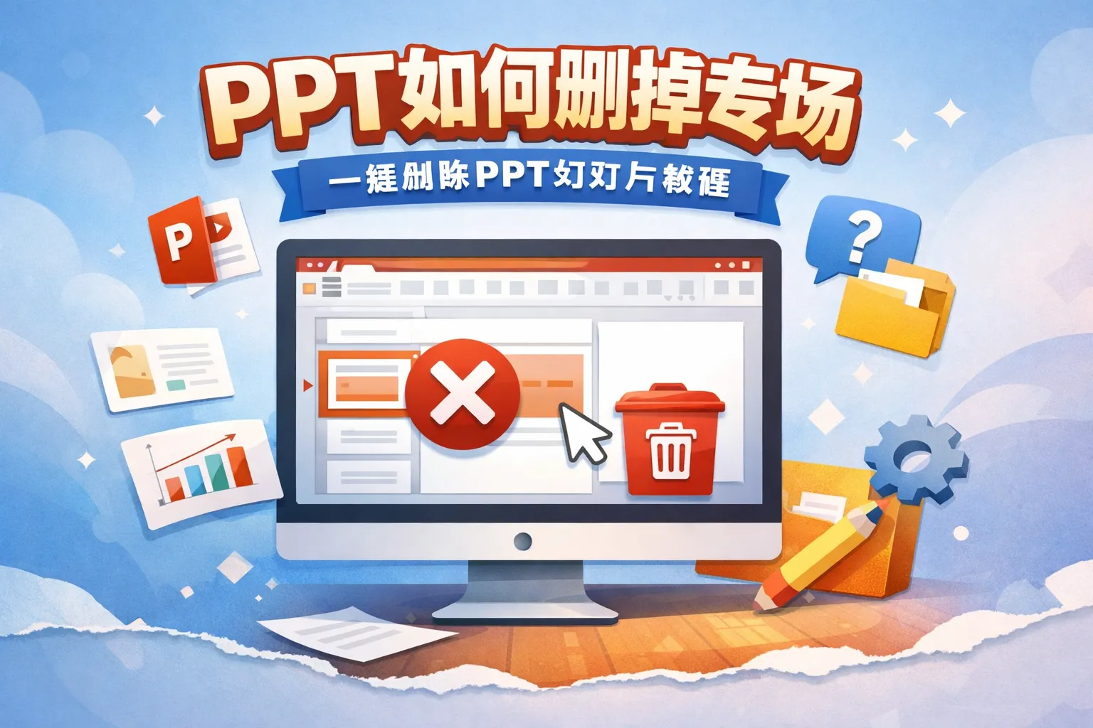 ppt如何删掉专场