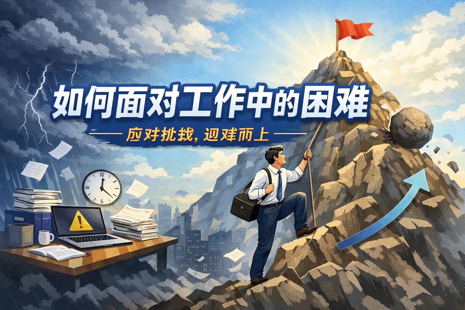 如何面对工作中的困难ppt