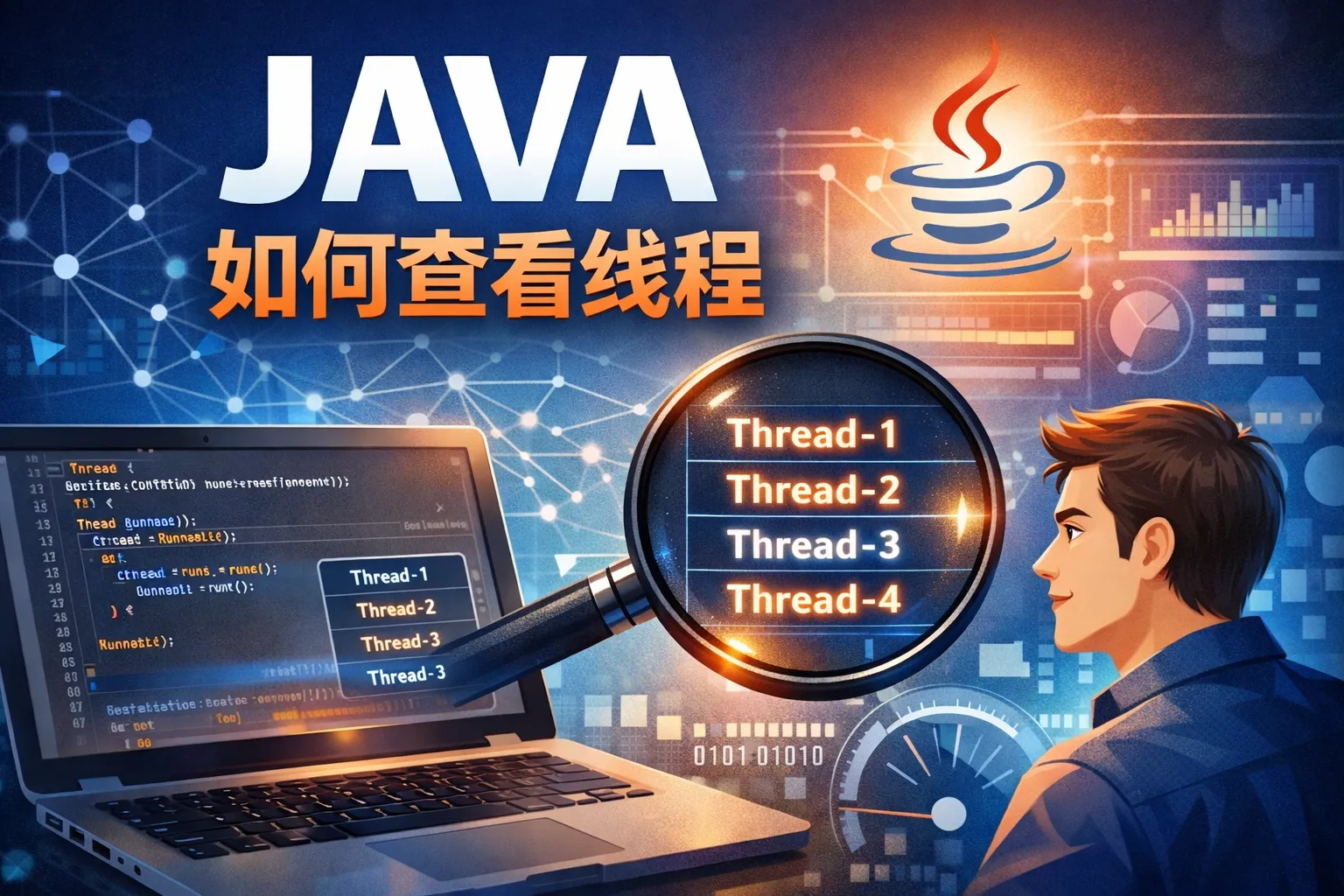 java如何查看线程
