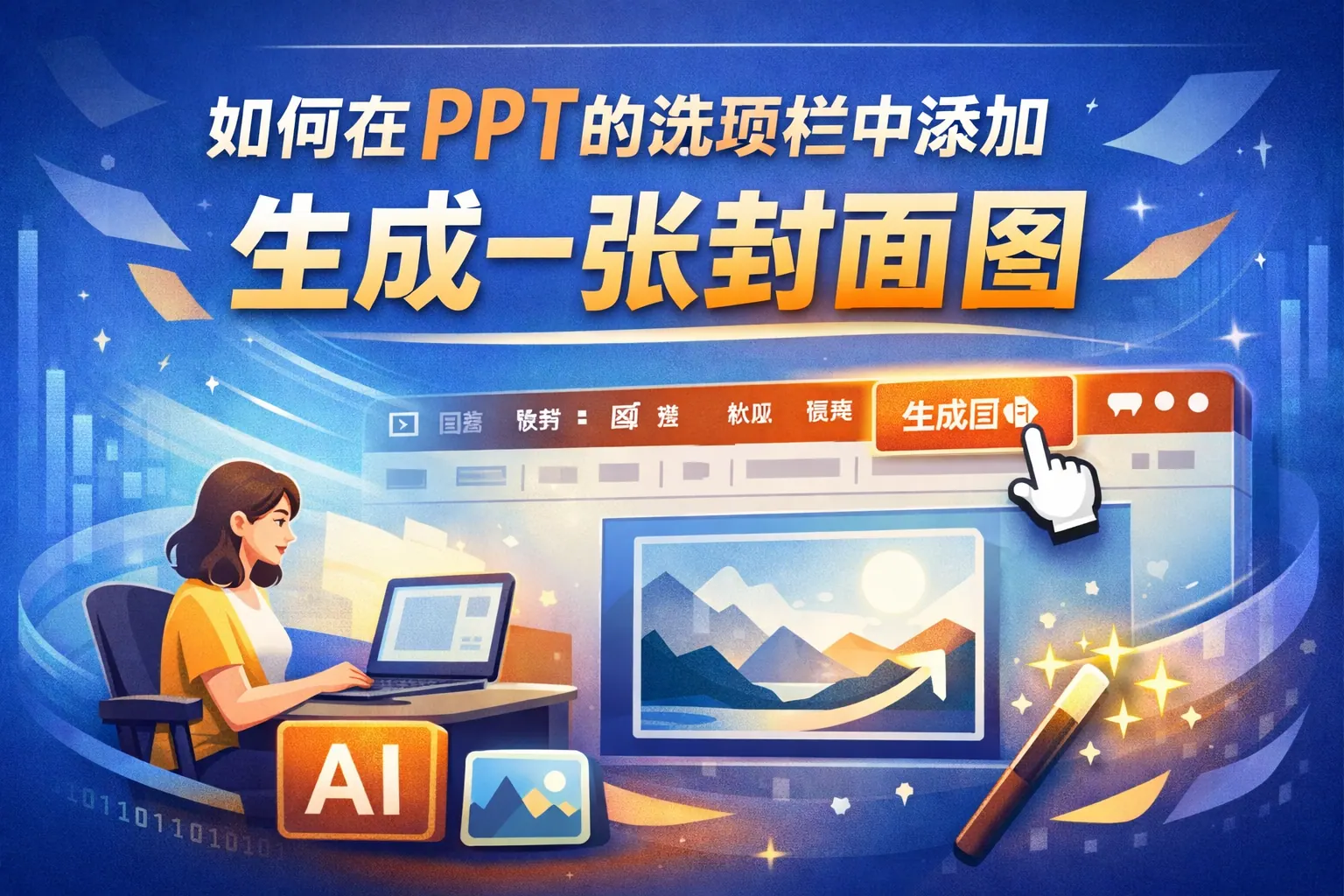 如何在ppt的选项栏中添加