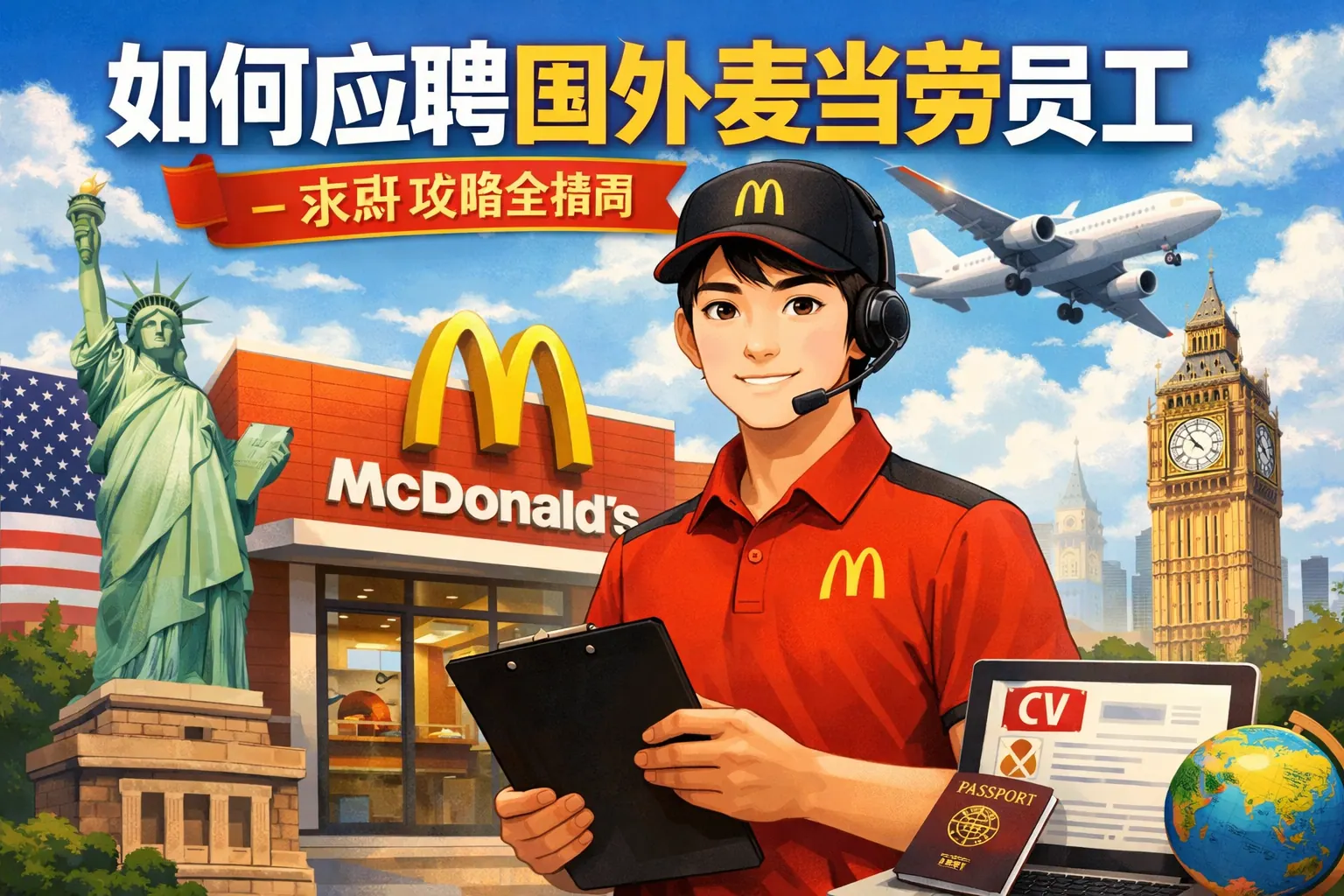 如何应聘国外麦当劳员工