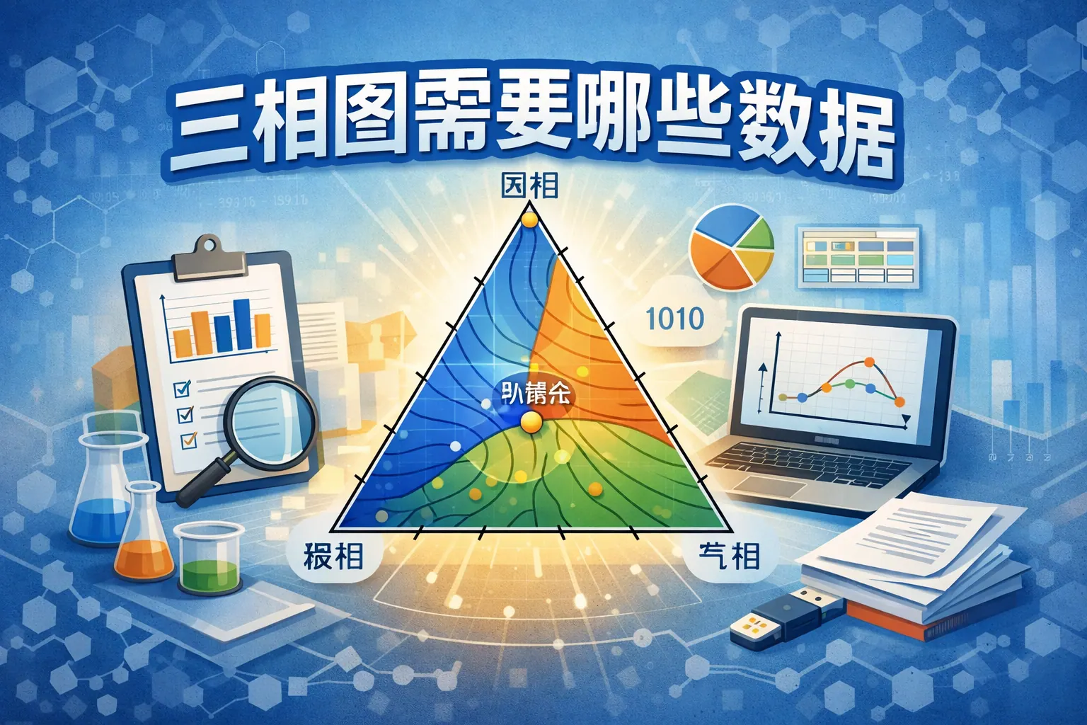 三相图需要哪些数据