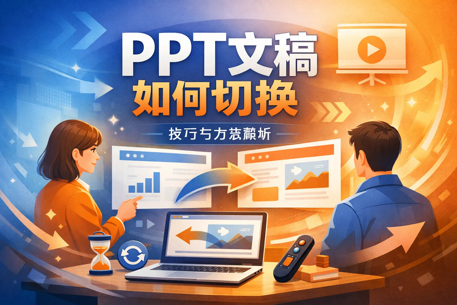 ppt文稿如何切换