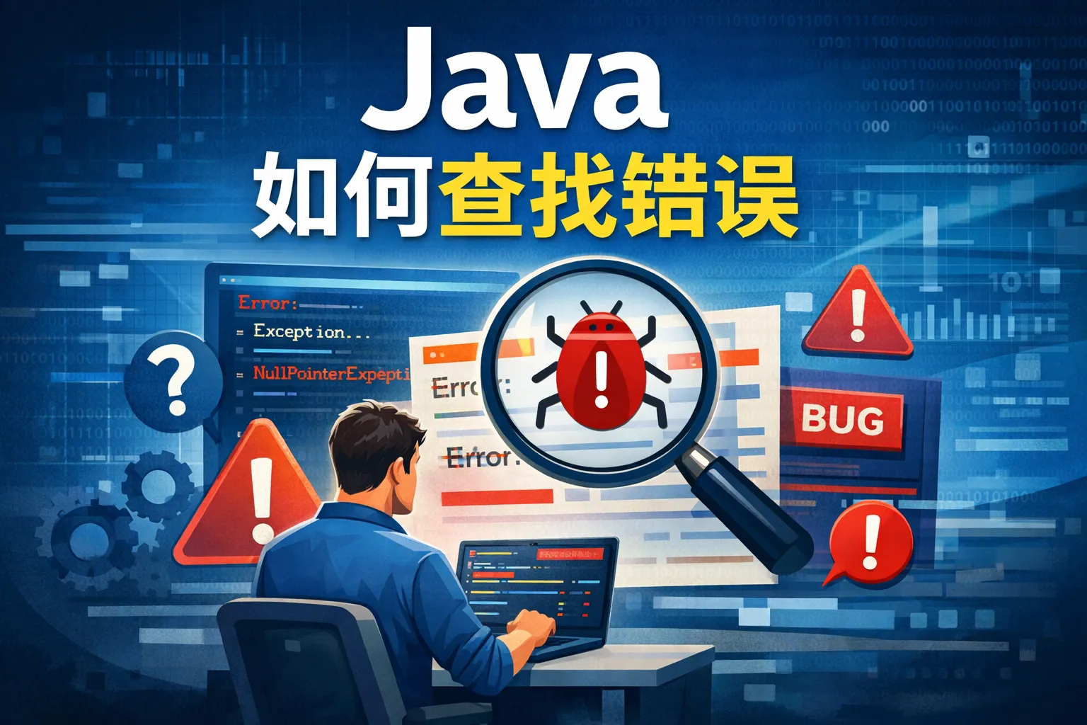 java如何查找错误