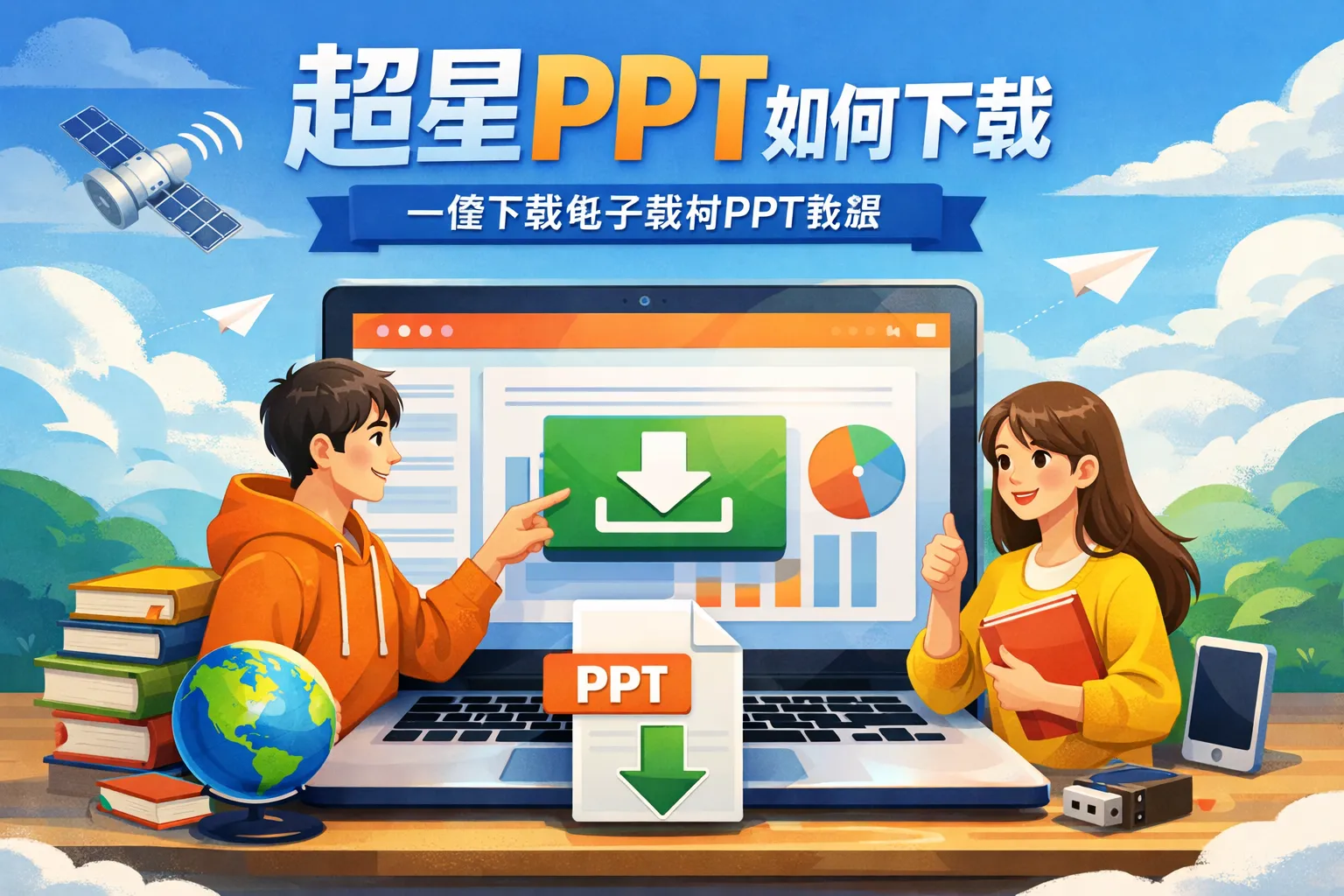 超星PPT如何下载