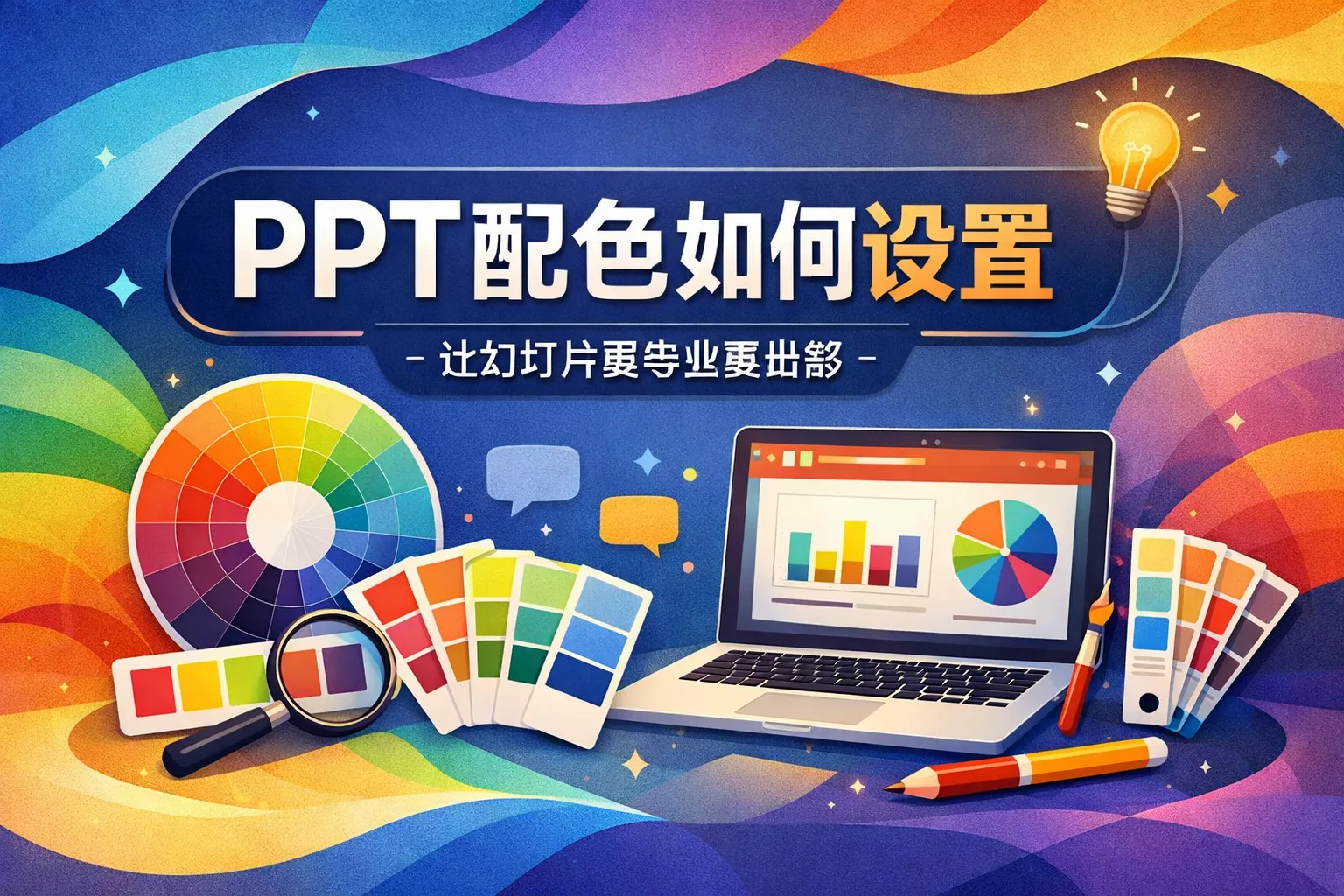 ppt配色如何设置