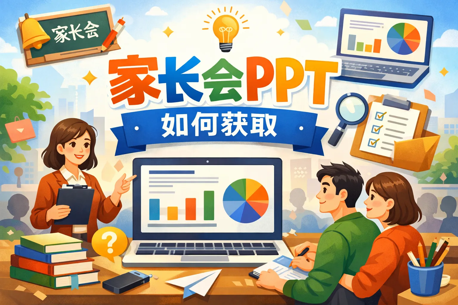 家长会ppt如何获取