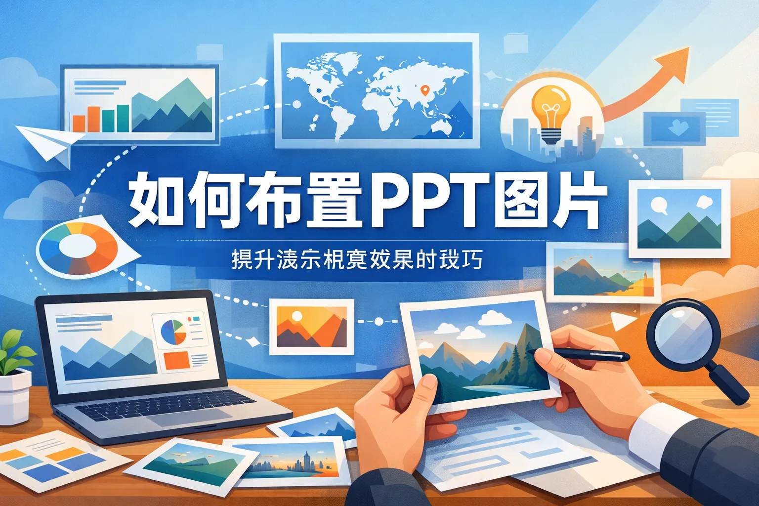 如何布置ppt图片