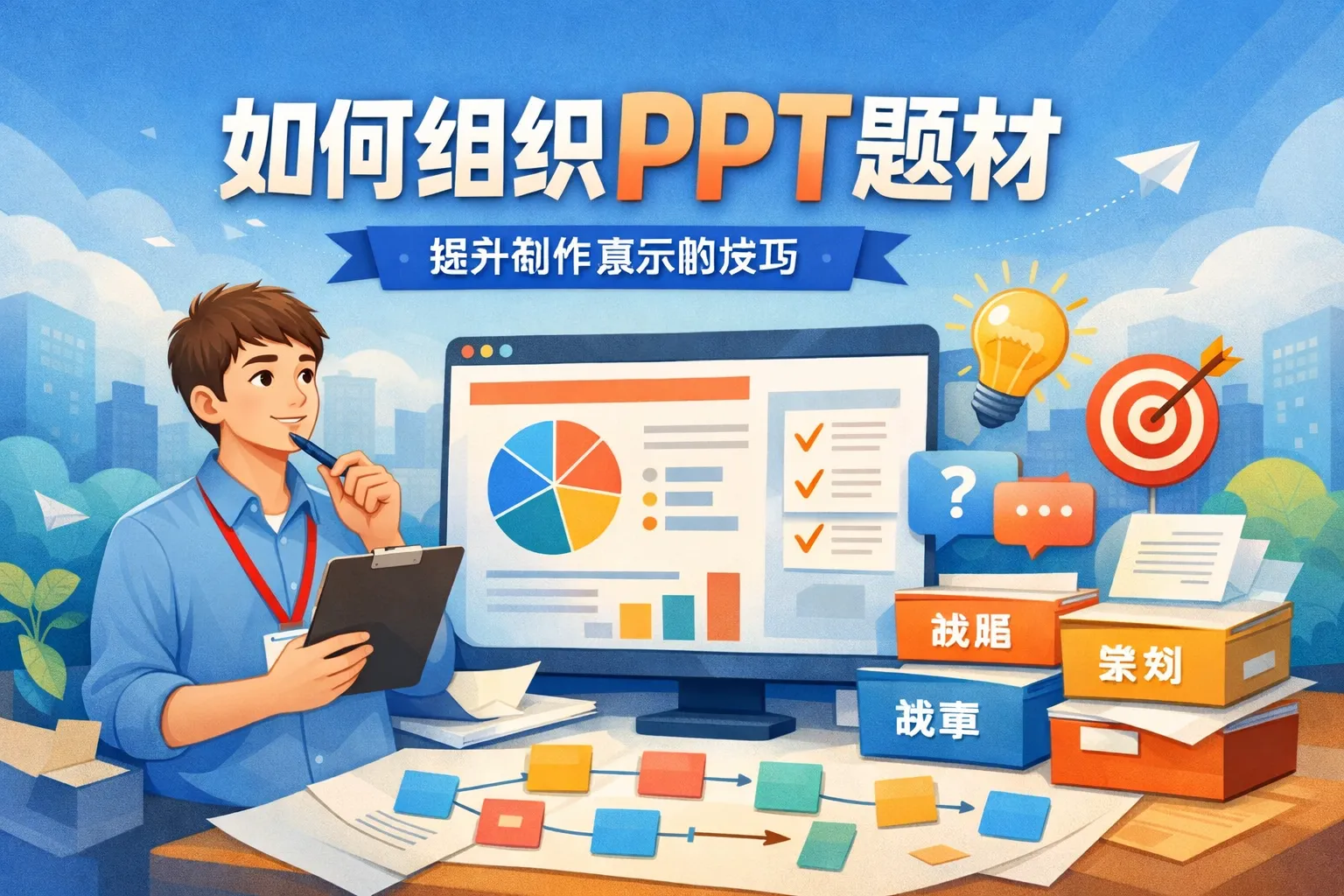 如何组织PPT题材