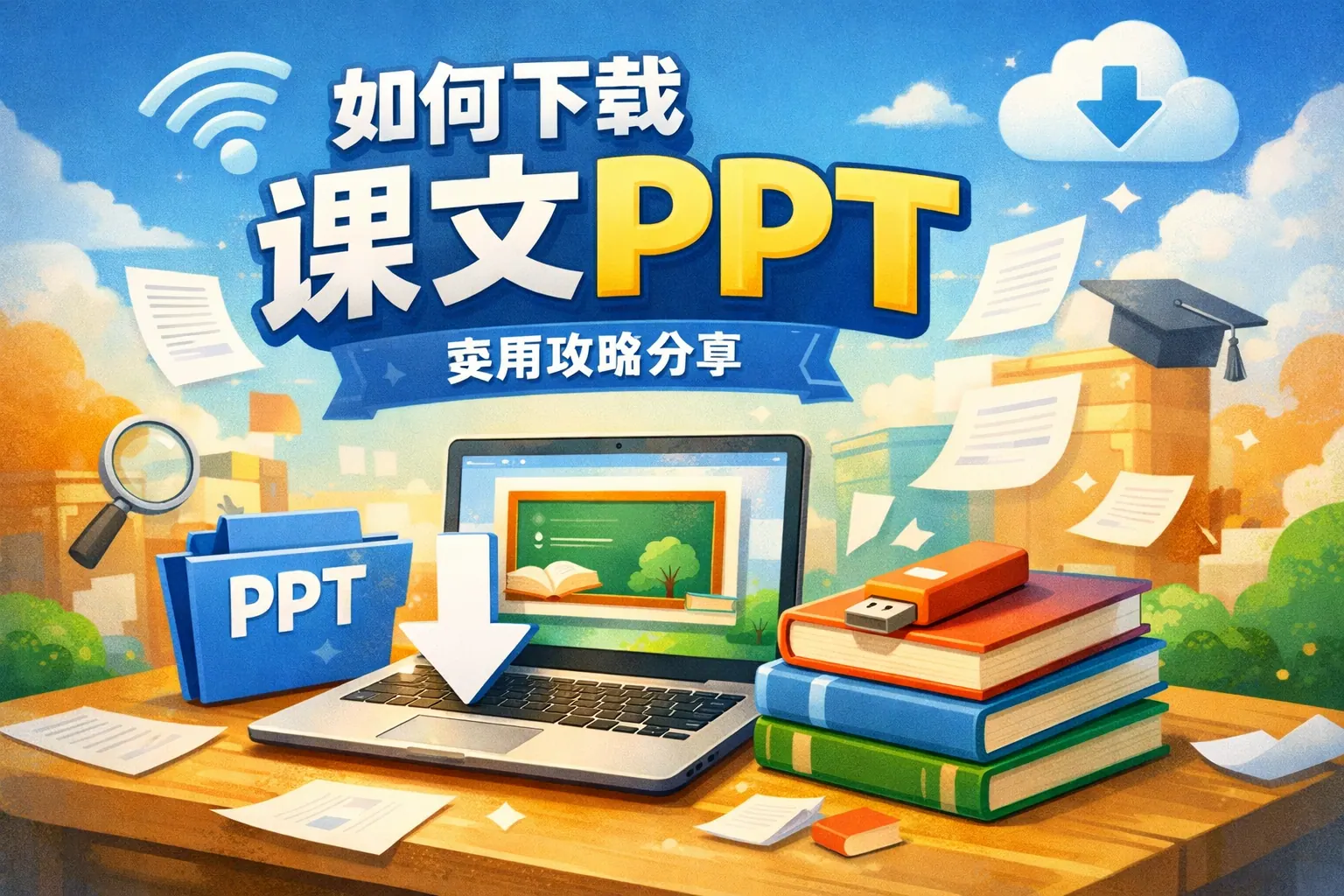 如何下载课文ppt