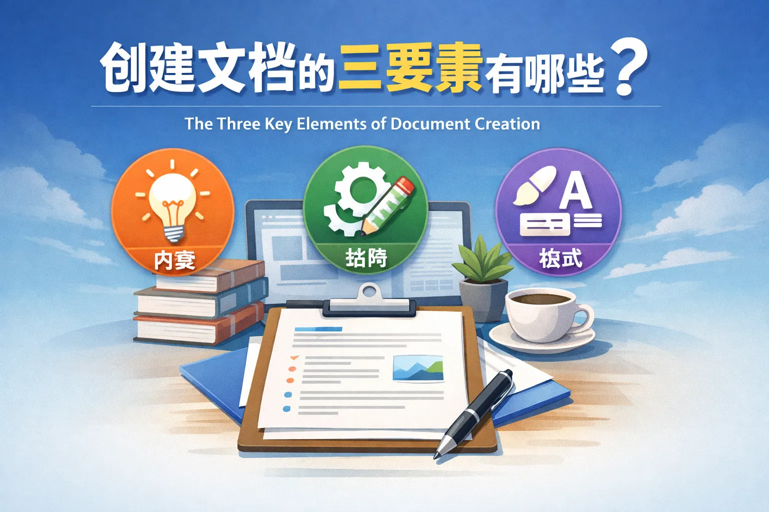 创建文档的三要素有哪些