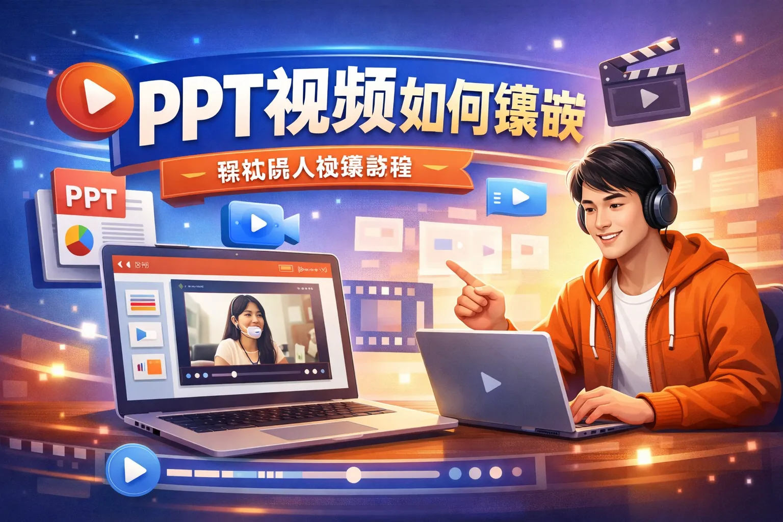 ppt视频如何镶嵌