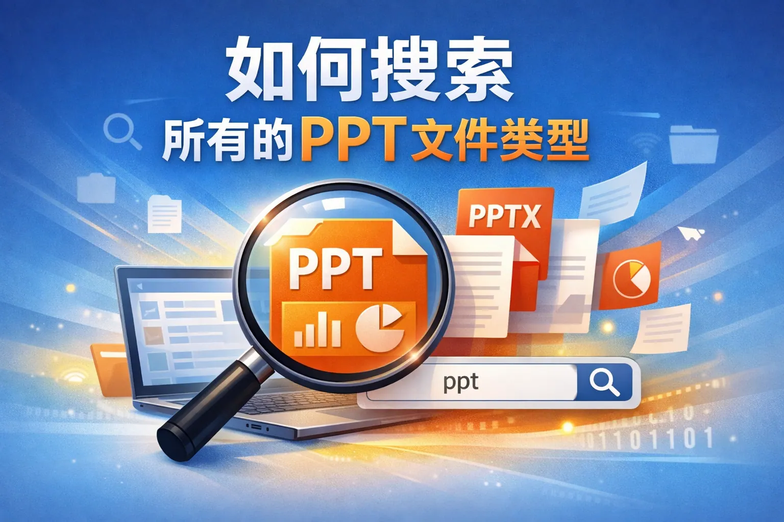 如何搜索所有的ppt文件类型