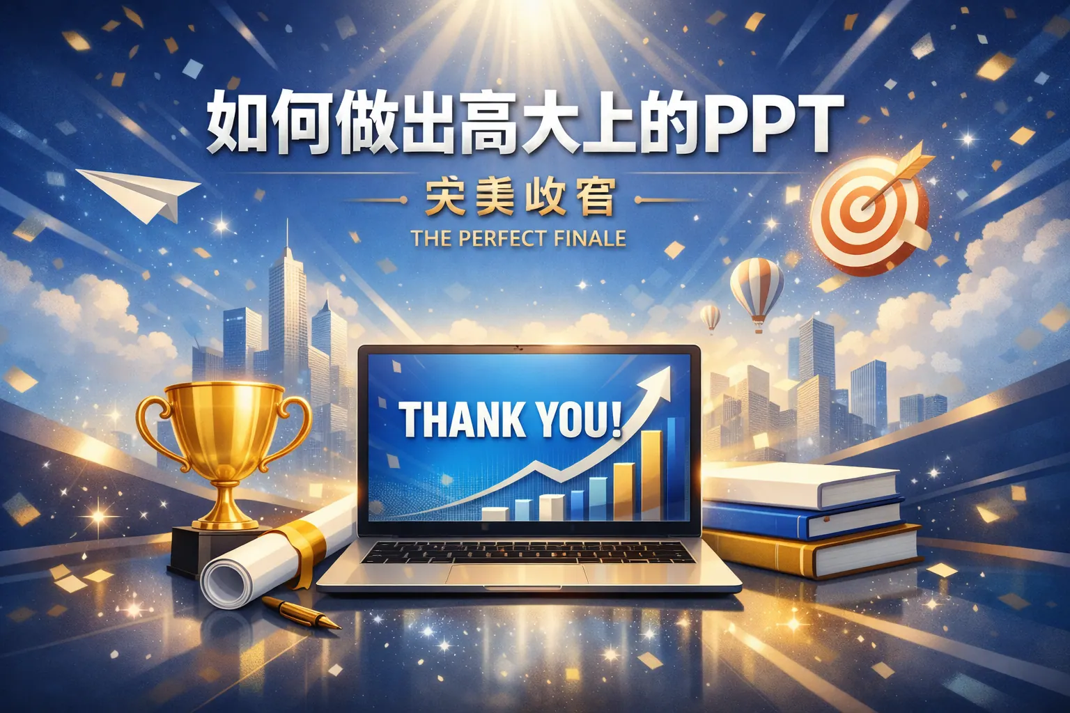 如何做出高大上的ppt 结尾