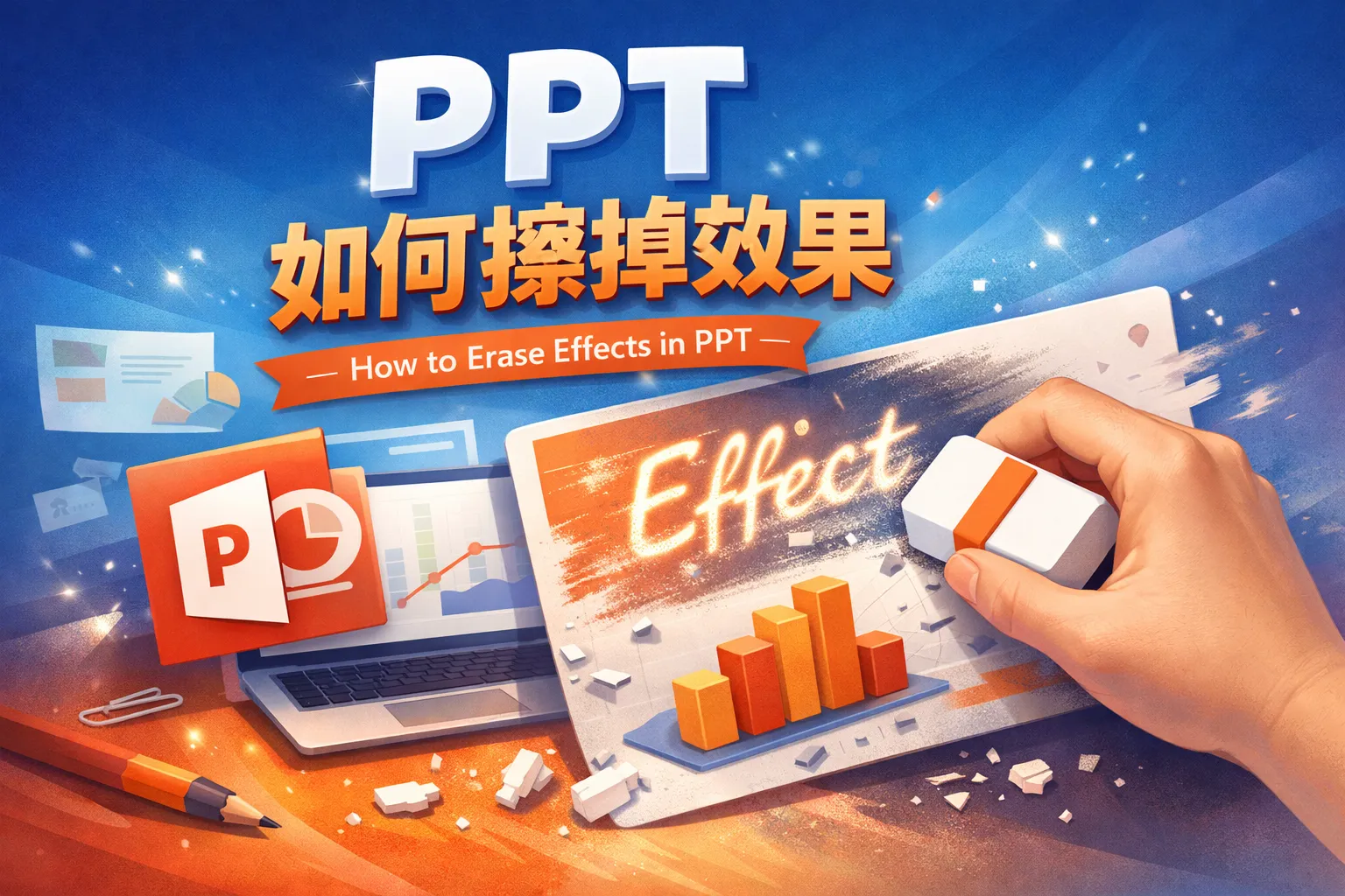 ppt如何擦掉效果