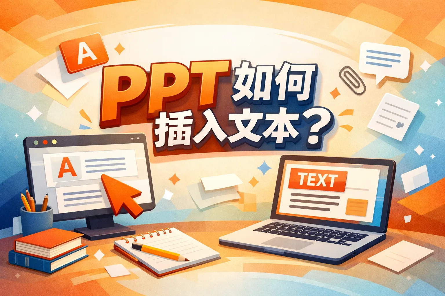 ppt如何插入文本