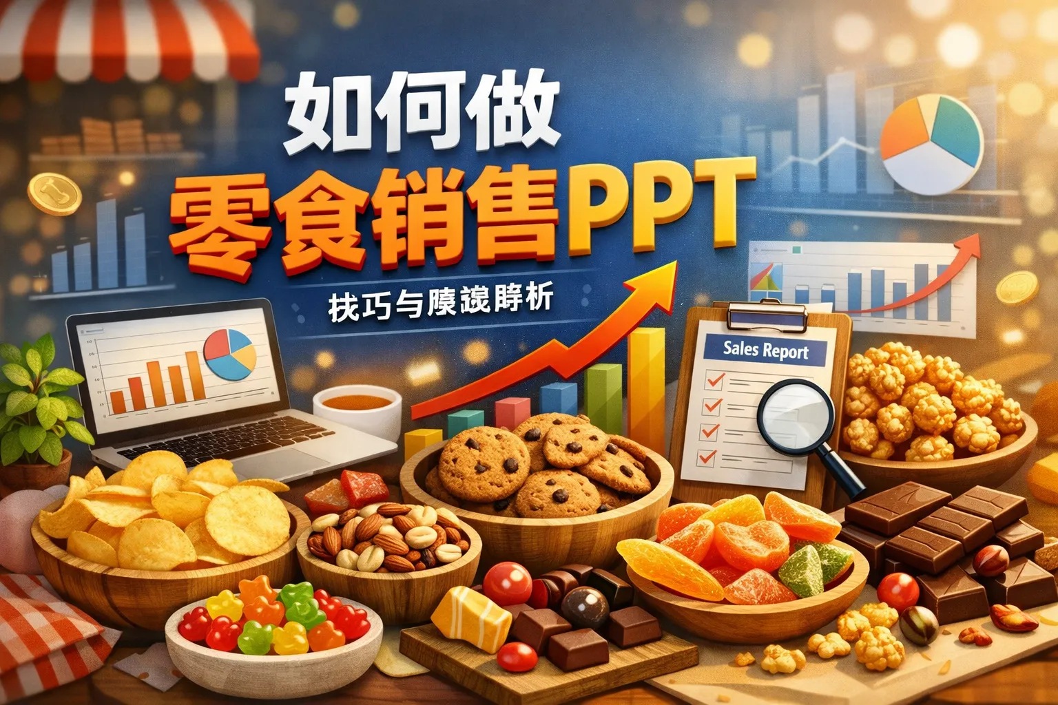 如何做零食销售ppt