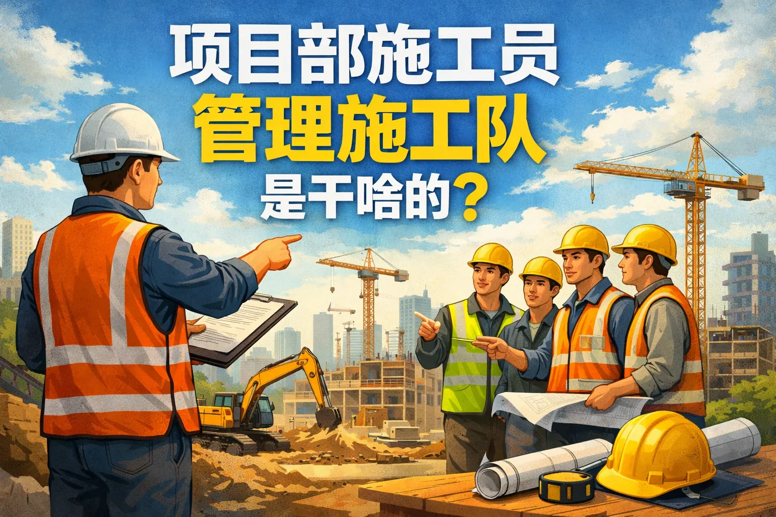 项目部施工员管理施工队是干啥的