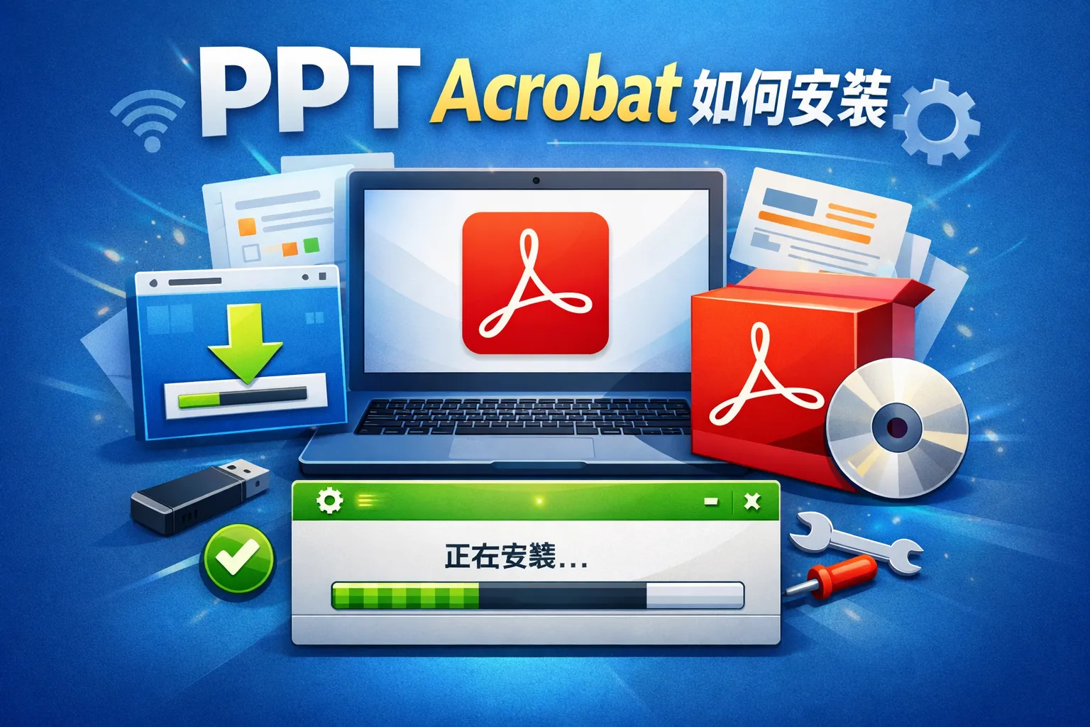 ppt acrobat如何安装
