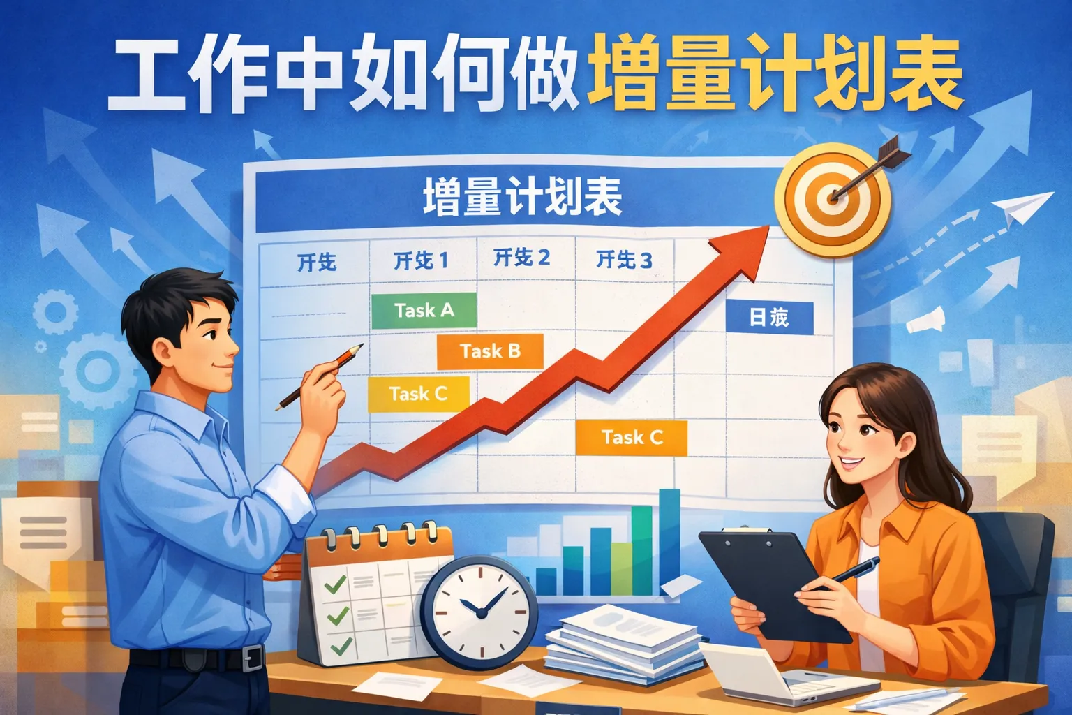 工作中如何做增量计划表