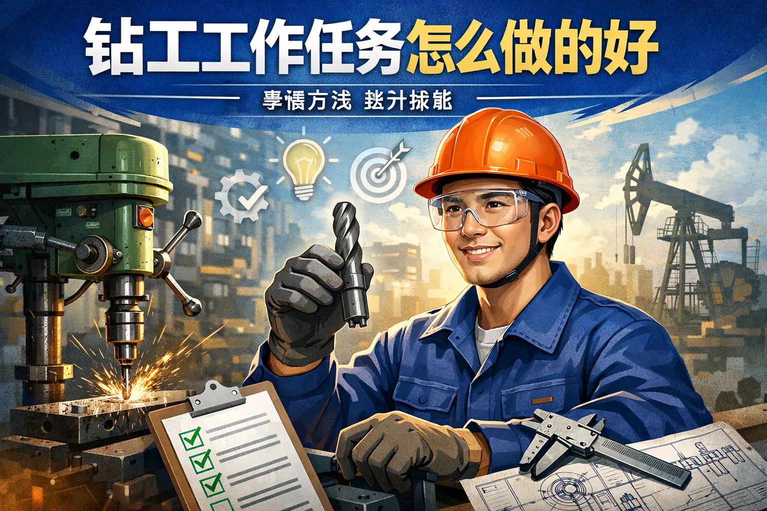 钻工工作任务怎么做的好
