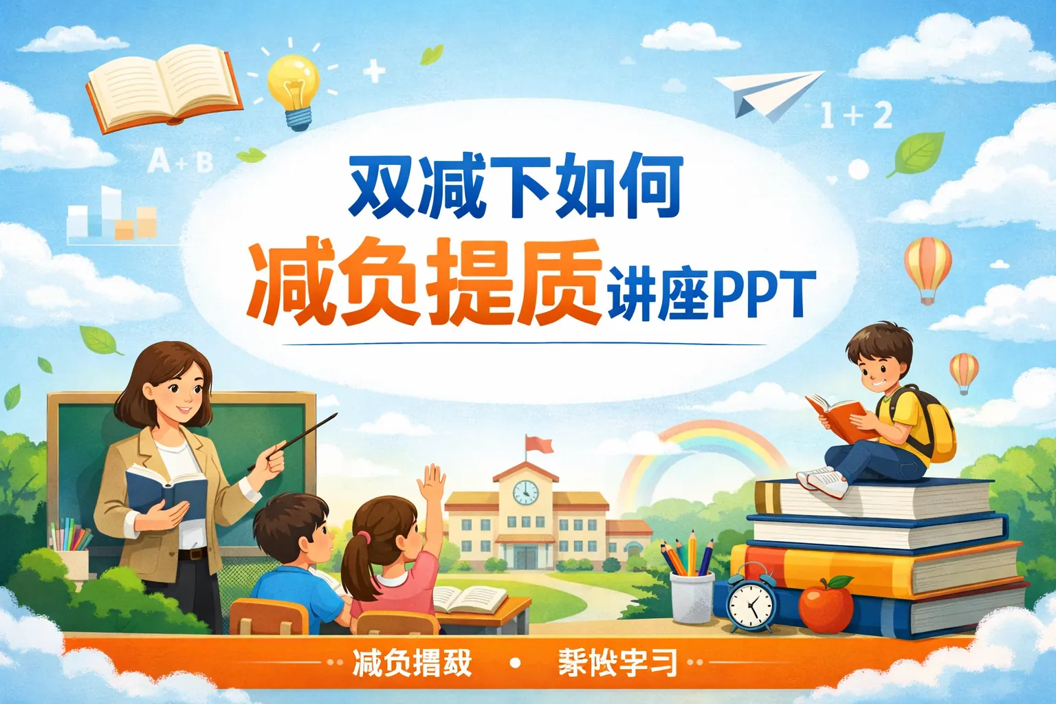 双减下如何减负提质讲座ppt