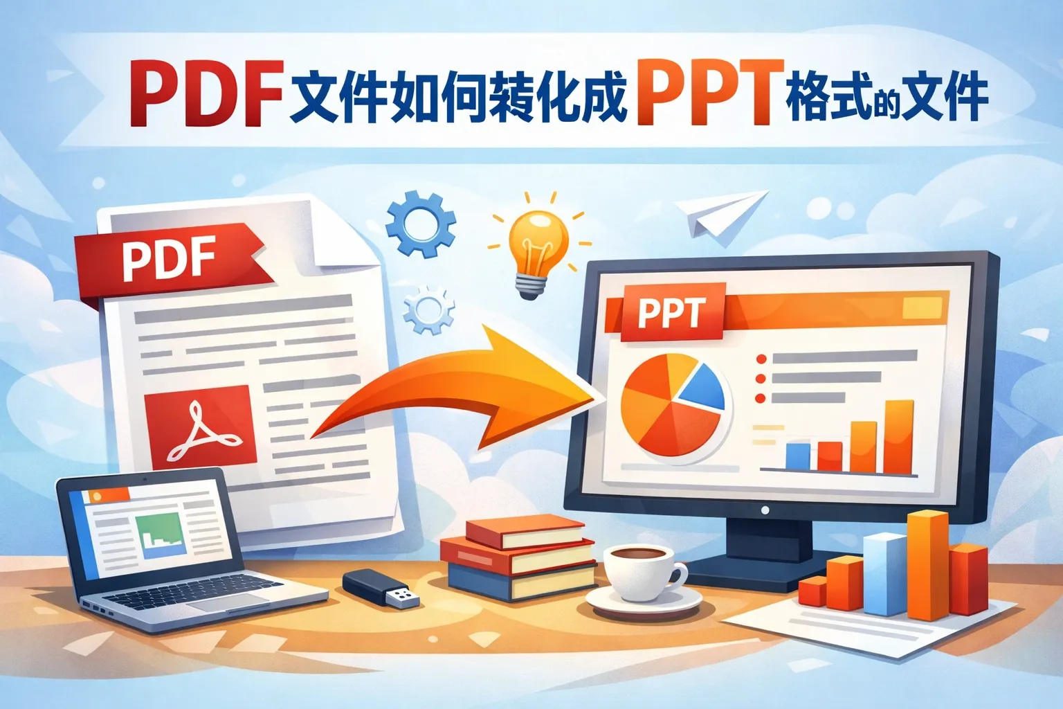 pdf文件如何转化成ppt格式的文件
