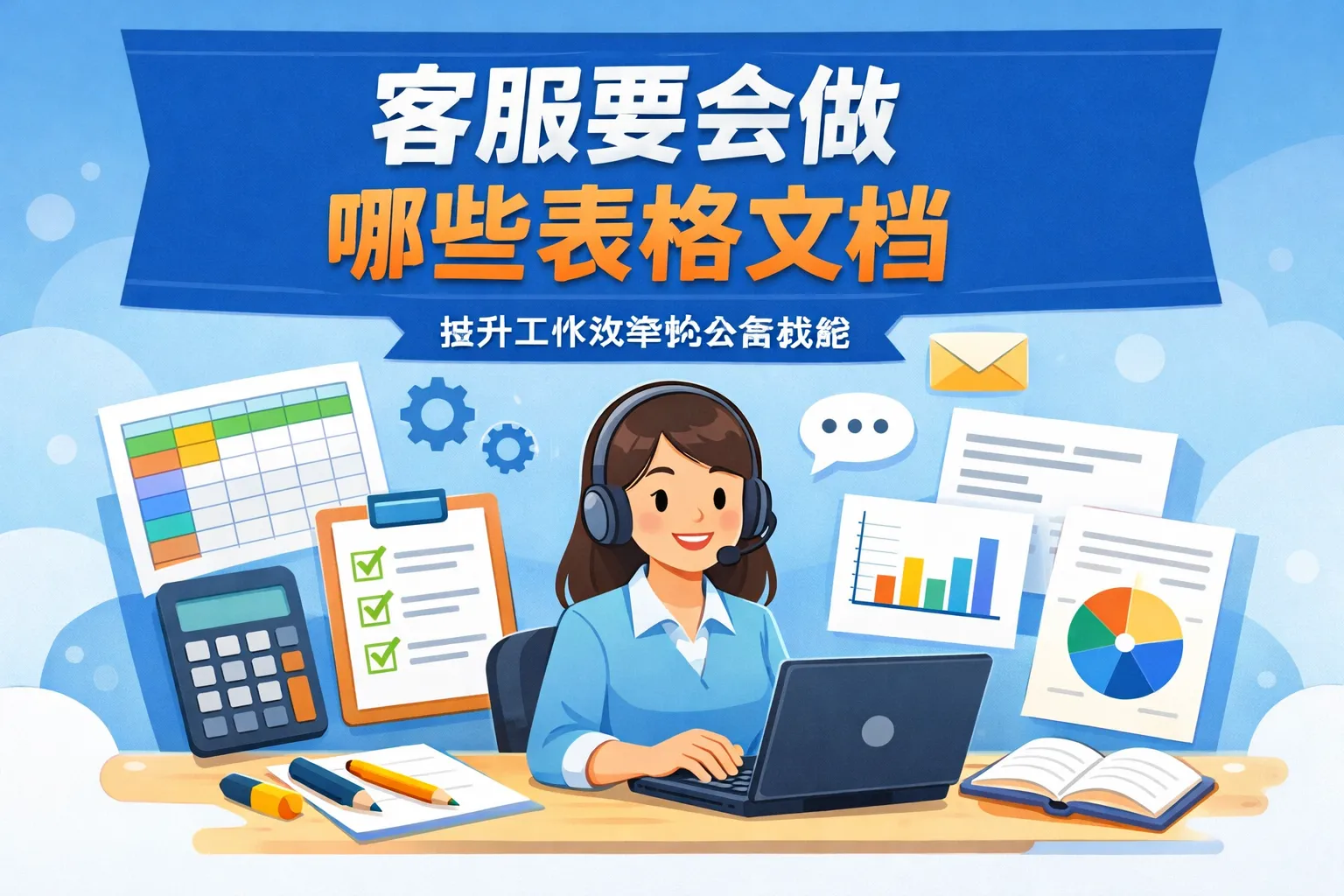 客服要会做哪些表格文档