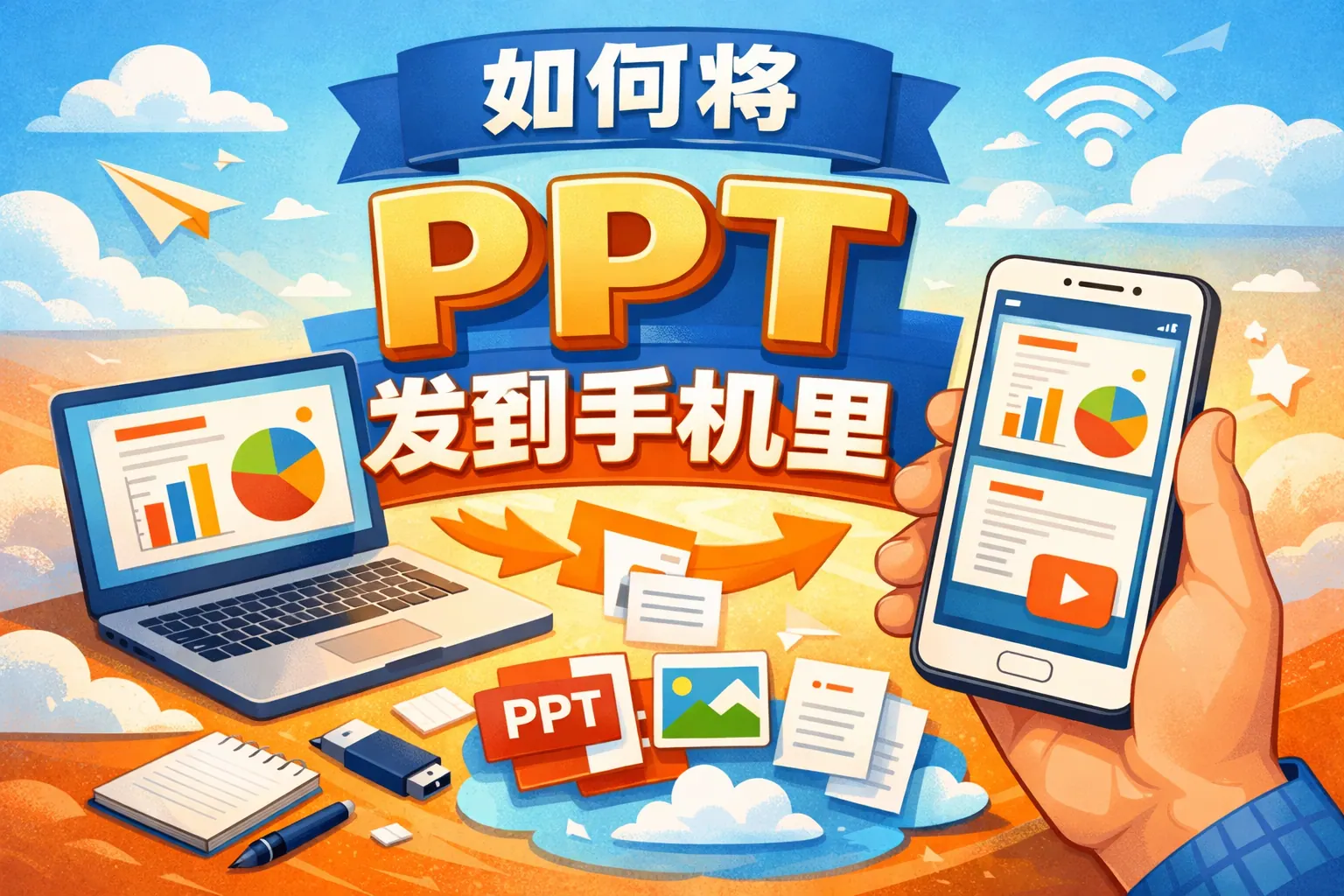 如何将ppt发到手机里