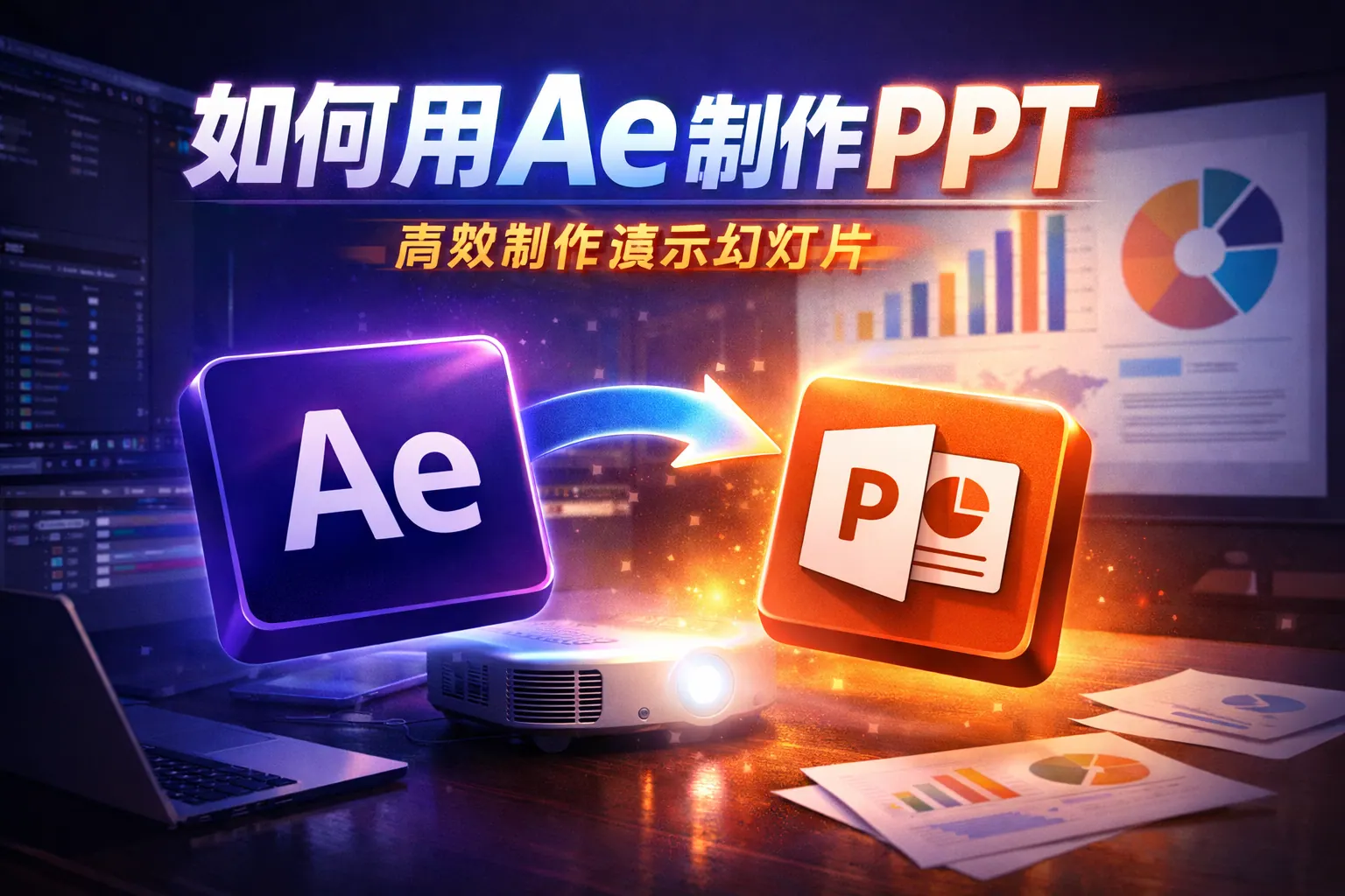 如何用ae ppt