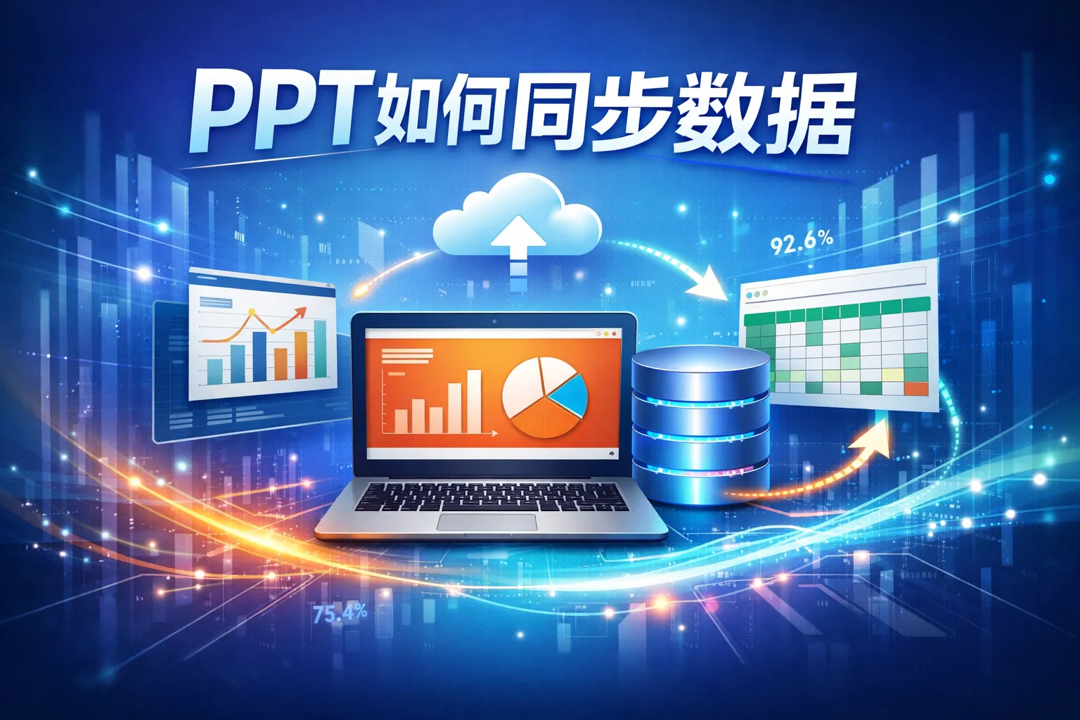 ppt如何同步数据