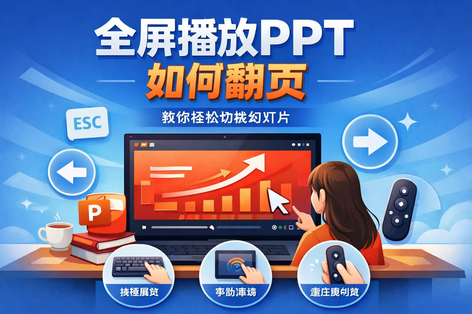 全屏播放ppt如何翻页