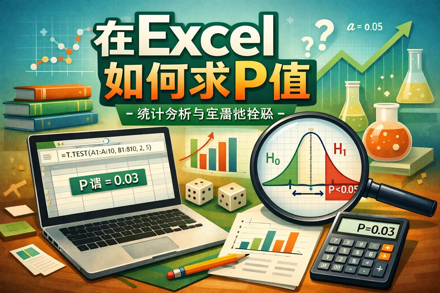 在excel如何求p值